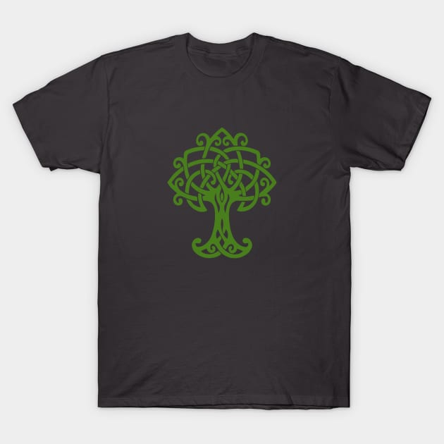 Tree Of Life Celtic Art Knot T-Shirt by taiche